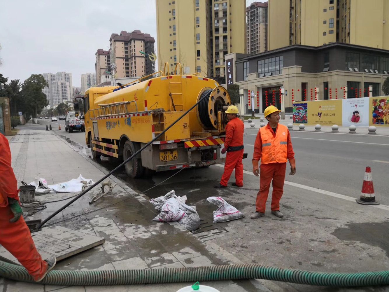 民乐排污管道清淤-管道清洗